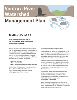 Management Plan