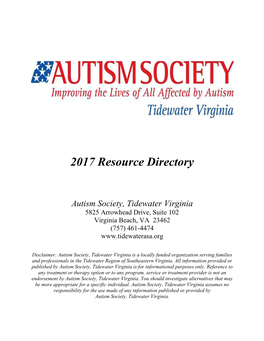 2017 Resource Directory