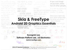 Skia & Freetype