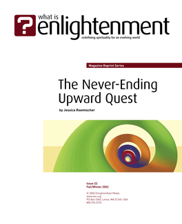 The Never-Ending Upward Quest by Jessica Roemischer