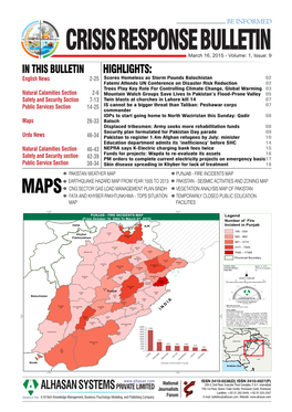 Crisis Response Bulletin