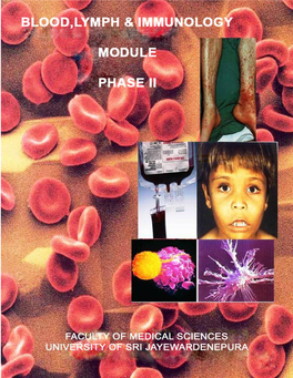 Blood, Lymph & Immune Module