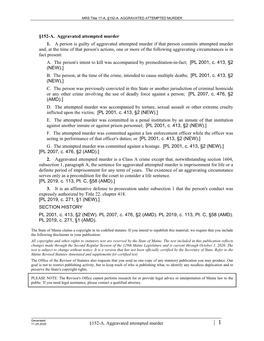 §152-A. Aggravated Attempted Murder §152-A