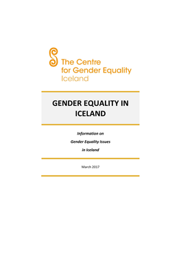 Gender Equality in Iceland