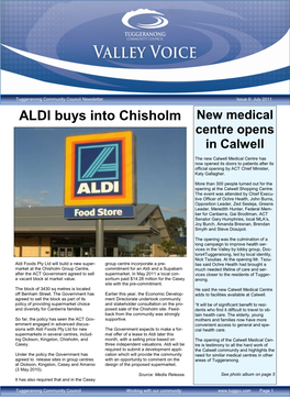 ALDI Buys Into Chisholm New Medical Centre Opens in Calwell