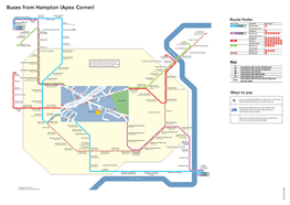 Buses from Hampton (Apex Corner)