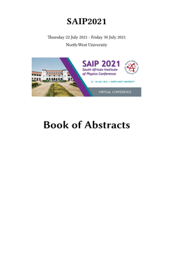 Book of Abstracts Ii Contents