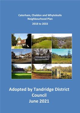 Caterham, Chaldon and Whyteleafe Neighbourhood Plan 2018 to 2033