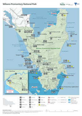 Wilsons Promontory National Park Map Overview (PDF)
