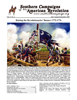 Raising the Revolutionaries' Banner 1775-1776