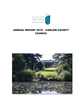 Carlow County Council Annual Report 2015
