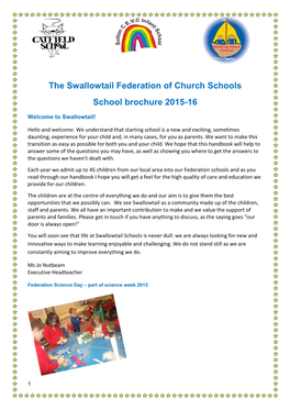 The Swallowtail Federation of Church Schools School Brochure 2015-16