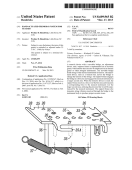 (12) United States Patent (10) Patent No.: US 8,609,965 B2 Hendricks (45) Date of Patent: *Dec