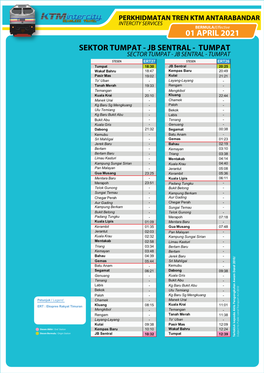 20210401 Website Jadual Tren Intercity 51 Perkhidmatan (Penuh)