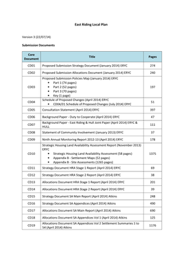 East Riding Local Plan