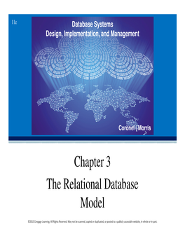 Chapter 3 the Relational Database Model