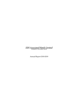 EIH Associated Annual Report 2018-2019