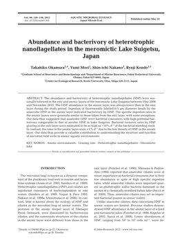 Aquatic Microbial Ecology 66:149