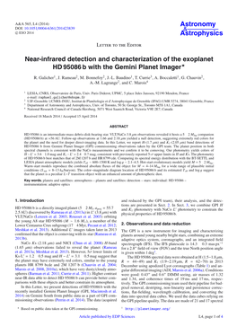 Near-Infrared Detection and Characterization of the Exoplanet HD 95086 B with the Gemini Planet Imager