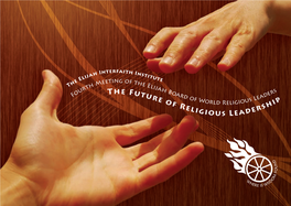 The Future of Religious Leadership' Is Both Timely and Befitting the Hifa Venue
