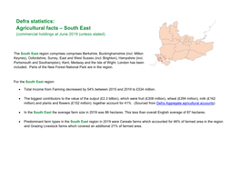 South East (Commercial Holdings at June 2019 (Unless Stated)