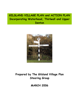 Gilsland Village Plan Steering Group Members