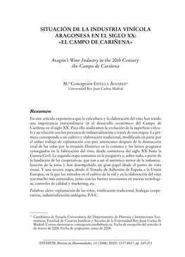 El Campo De Cariñena»