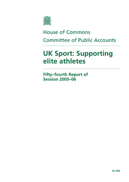 UK Sport: Supporting Elite Athletes