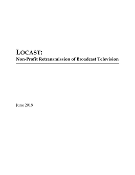 LOCAST: Non-Profit Retransmission of Broadcast Television