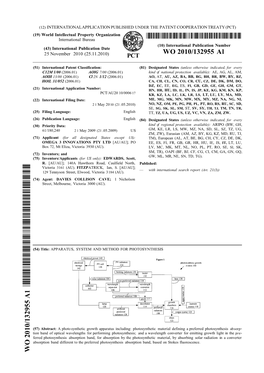 WO 2010/132955 Al