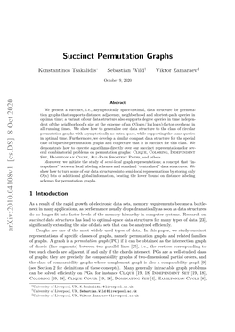 Succinct Permutation Graphs and Graph Isomorphism [5]