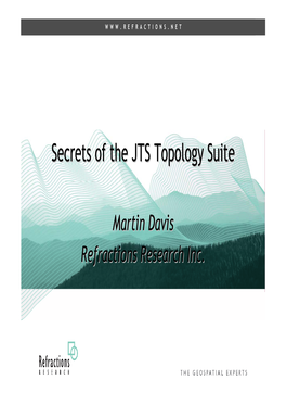Secrets of the JTS Topology Suite