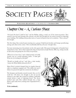 Society Pages