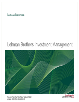 Lehman Brothers Investment Management