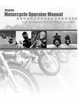 Motorcycle Operator's Manual