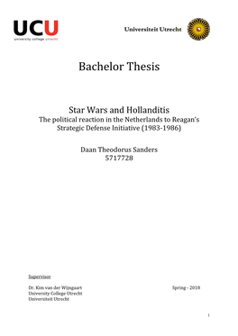 Bachelor Thesis