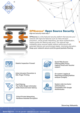 Opnsense Brochure