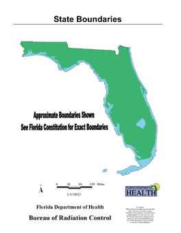 State Boundaries CONSTITUTION of the STATE of FLORIDA – Article II, Section 1 State Boundaries AS REVISED in 1968 and SUBSEQUENTLY AMENDED