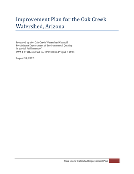 Oak Creek Watershed, Arizona