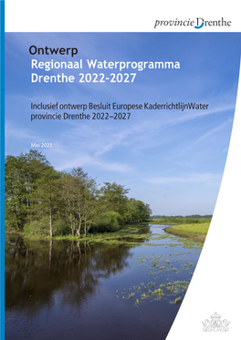 Ontwerp Regionaal Waterprogramma Drenthe 2022-2027
