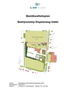 Beeldkwaliteitsplan Bedrijvenstrip Elspeterweg Uddel