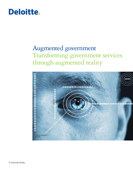 Augmented Government Transforming Government Services Through Augmented Reality