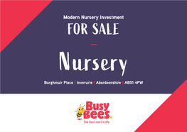 Modern Nursery Investment