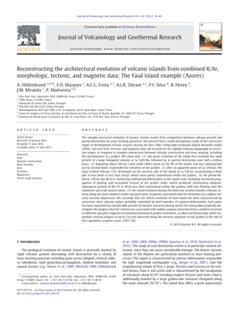 Reconstructing the Architectural Evolution of Volcanic Islands from Combined K/Ar, Morphologic, Tectonic, and Magnetic Data: the Faial Island Example (Azores)