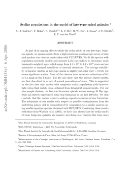 Stellar Populations in the Nuclei of Late-Type Spiral Galaxies