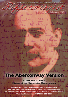 The Aberconway Version ADAM WOOD with a History of the Macnaghten Memorandum