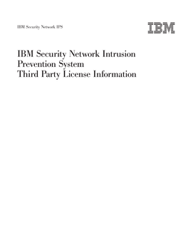 Network IPS: IBM Security