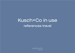 Kusch+Co in Use References Travel Shaping the Way We Sit