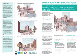 Waterfront WATER ROW MASTERPLAN / Govan