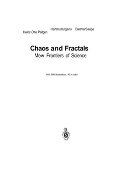 Chaos and Fractals Mew Frontiers of Science